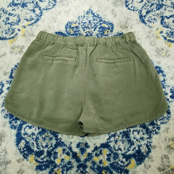 Pistola Dolphin Hem Drawstring Shorts Olive Green - Picture 7 of 7